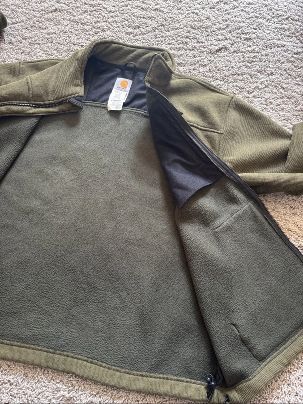 Carhartt Rugged Flex men's bonded fleece jacket